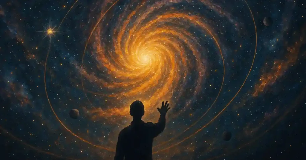 What is the participatory universe theory?