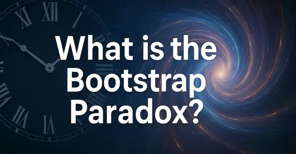 What is the bootstrap paradox?
