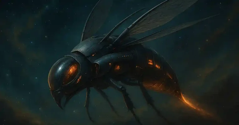 insect or animal sounding like science fiction space ship