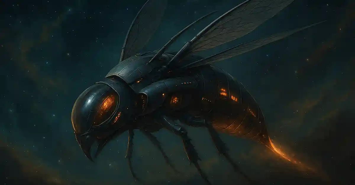 insect or animal sounding like science fiction space ship