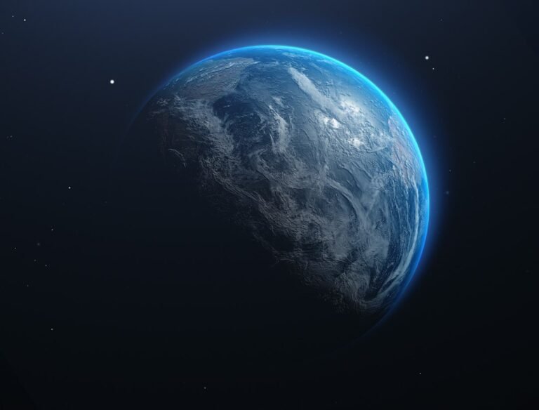 Planet and stars for science fiction worldbuilding articles