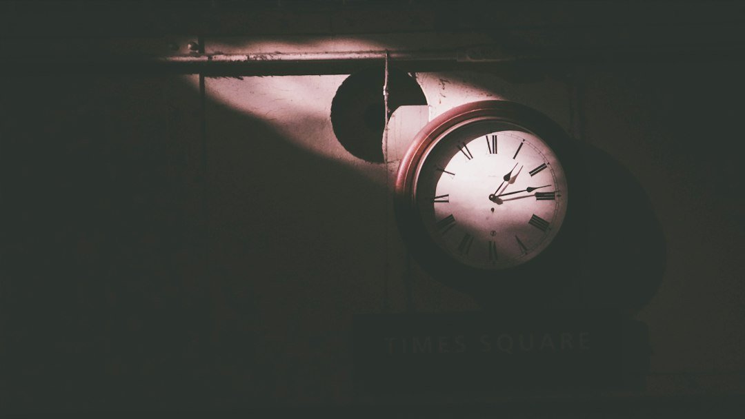 Vintage clock representing a time traveler encountering another point in their own timeline